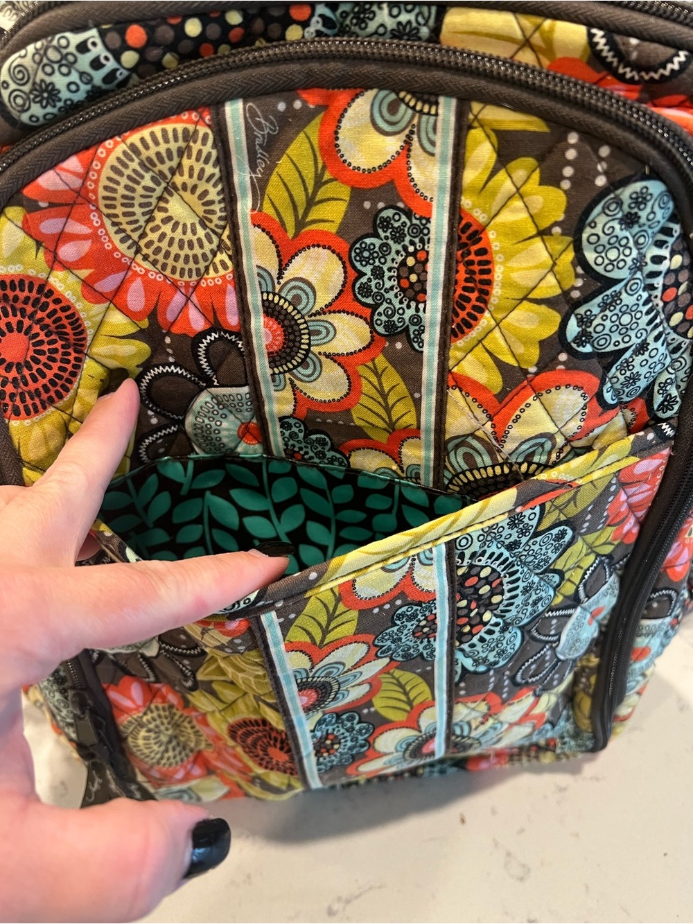 Vera Bradley Diaper Bag Packpack - Large size - Picture 2 of 8